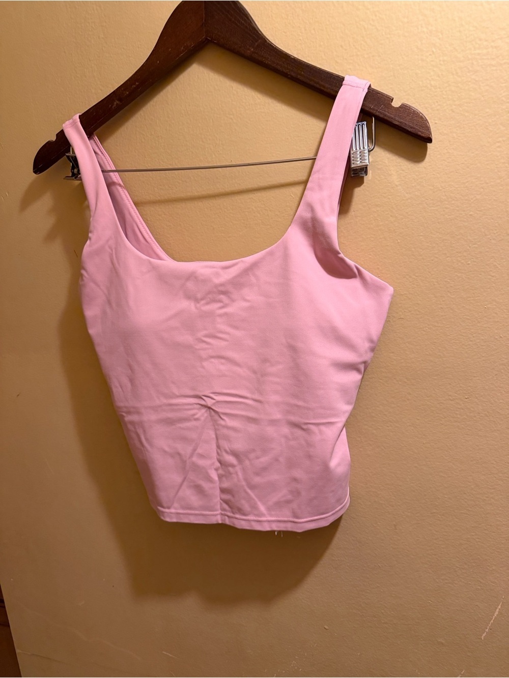 Fabletics Pink Scoop Neck Tank Top